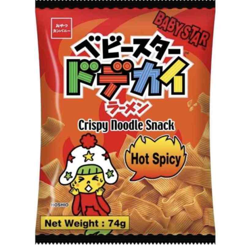 Pekanbaru Oyatsu Baby Crispy Wd Ndl Hot Spicy 74Gr