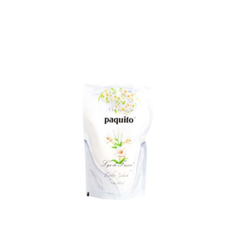 Pekanbaru Paquito b/wash silky white 450ml refill