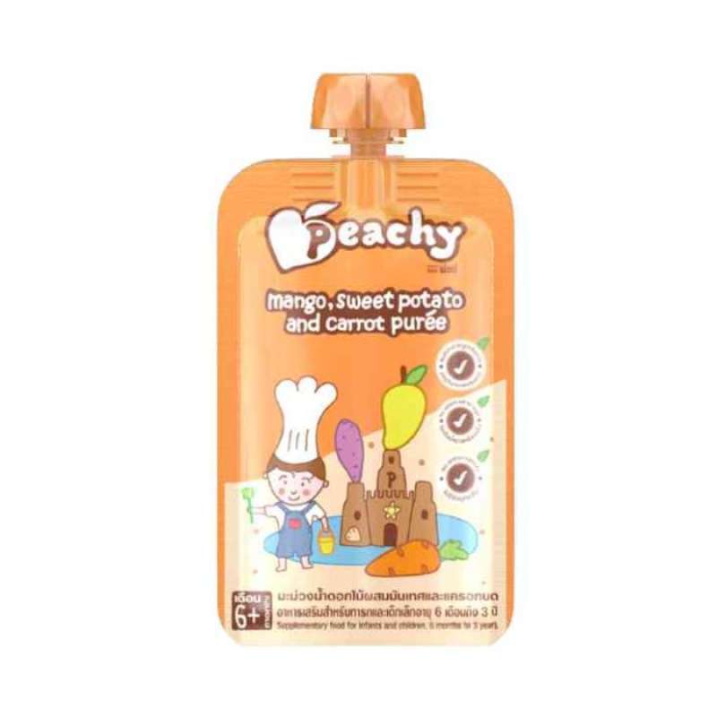 Pekanbaru Peachy Mango Sweet Potato And Carrot Puree 110G
