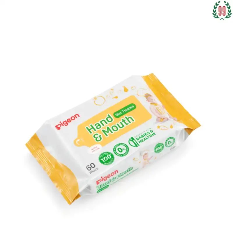Pekanbaru Pigeon Hand & Mouth Wipes 60'S