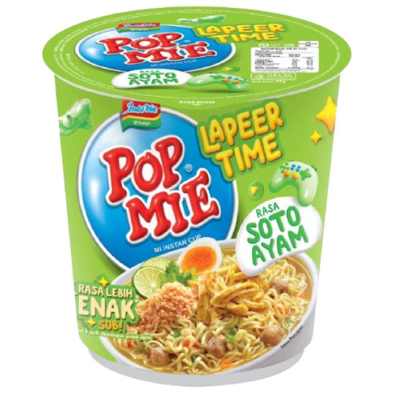 Pekanbaru Pop Mie Soto Ayam Lapeer Time 77G Cup