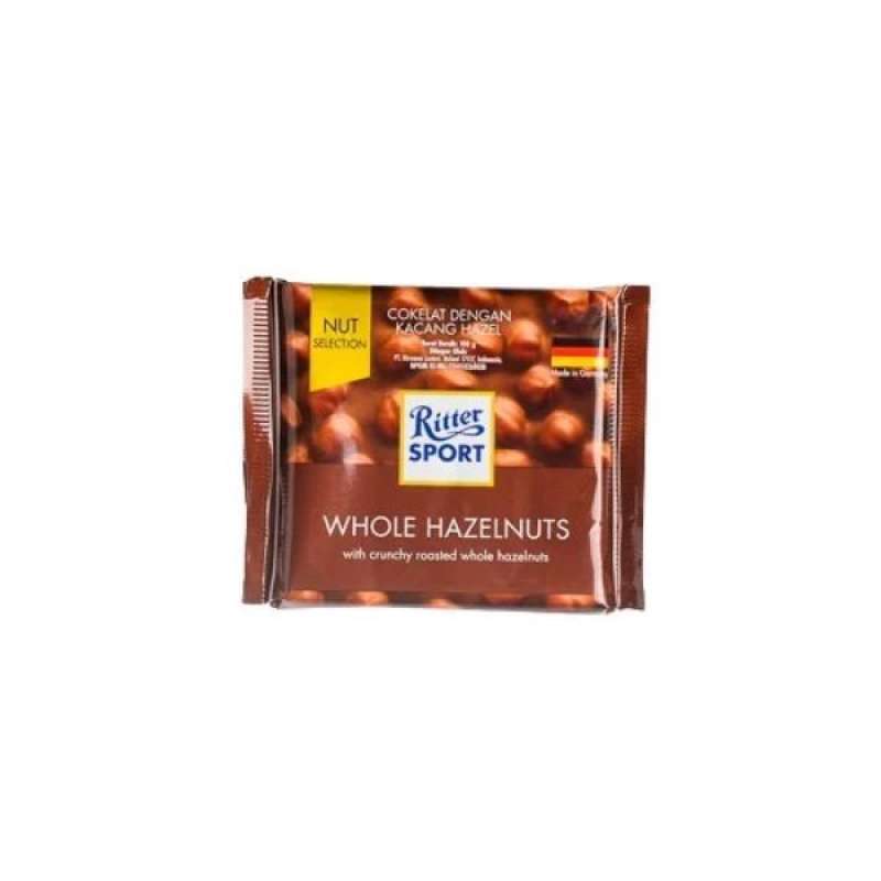 Pekanbaru Ritter Sport Chocolate W/Hazelnut 100Gr