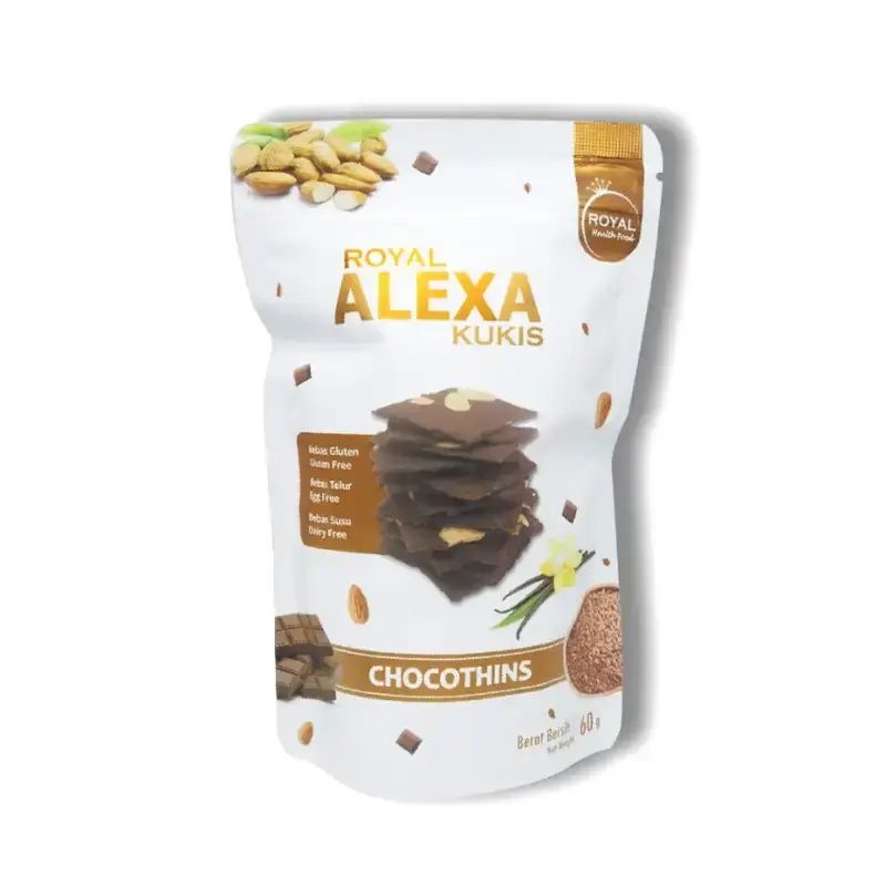 Pekanbaru Royal Alexa Kukis Chocothins 60Gr