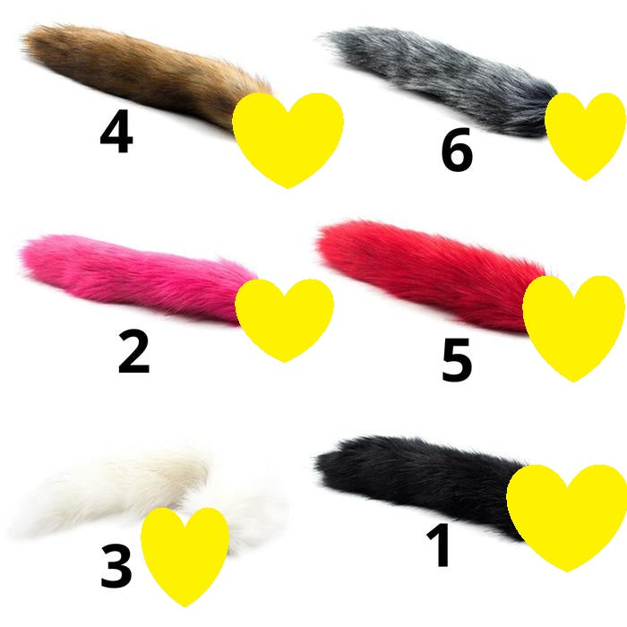 Butt Plug Ekor Rubah Fox Tail Aksesoris Kostum Cosplay Anime Girl