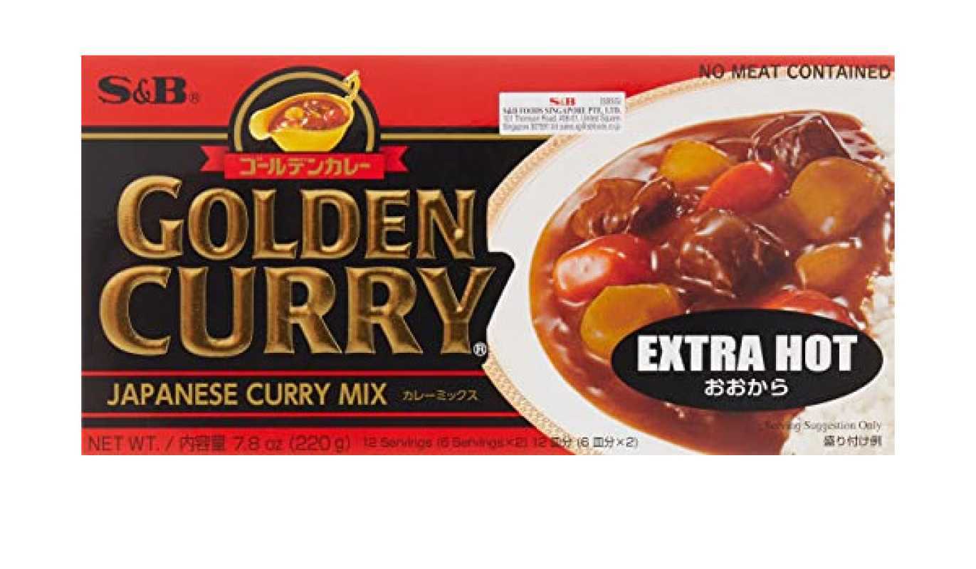 Pekanbaru S&B Golden Curry Extra Hot 220Gr Box