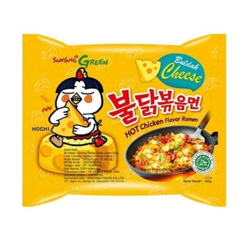 Pekanbaru Samyang Green Hot Chicken Ramen Cheese 140 G