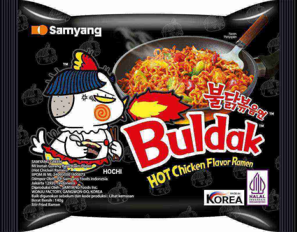 Pekanbaru Samyang Green Hot Chicken Ramen 140Gr