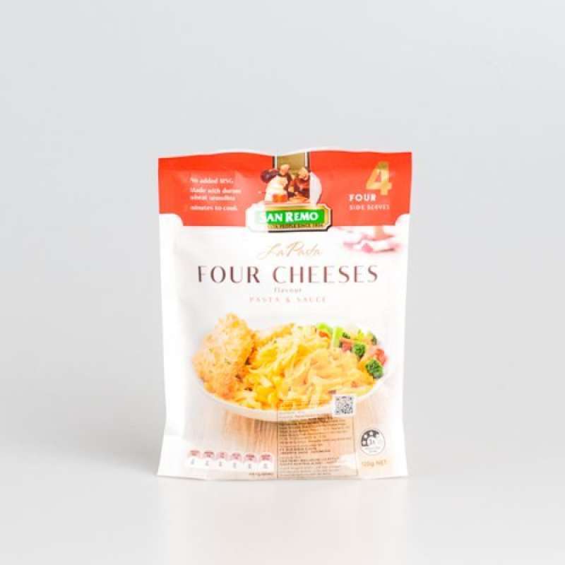 Pekanbaru San Remo La Pasta Four Cheese 120Gr Pak