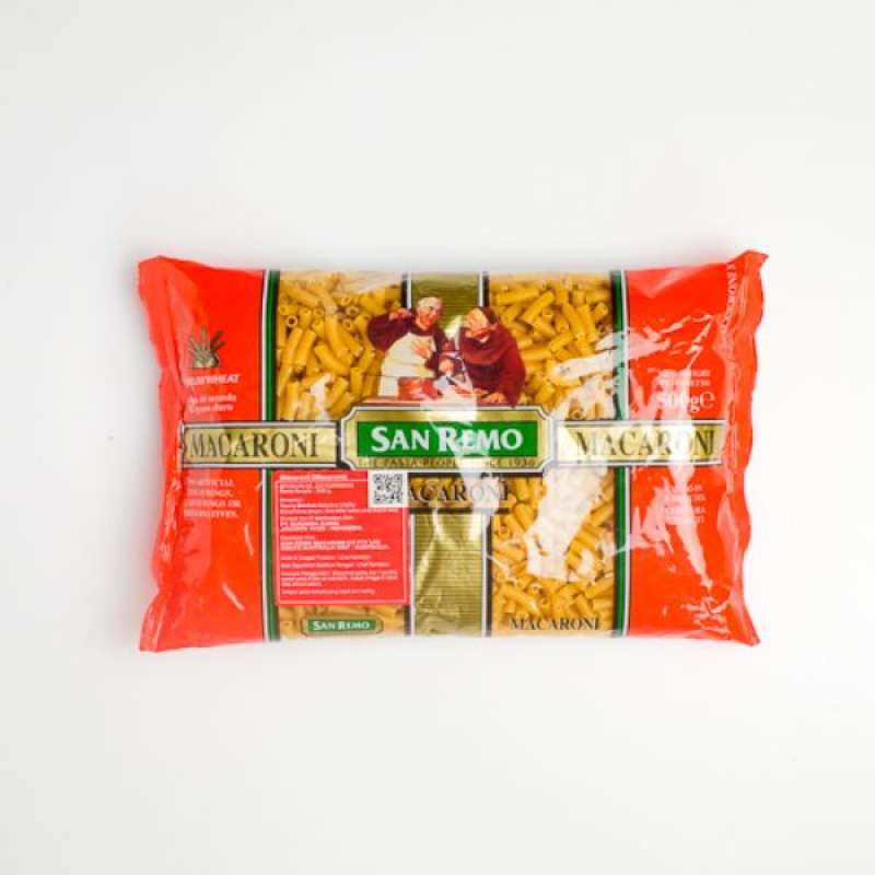 Pekanbaru San Remo Macaroni No.38 500Gr Pak