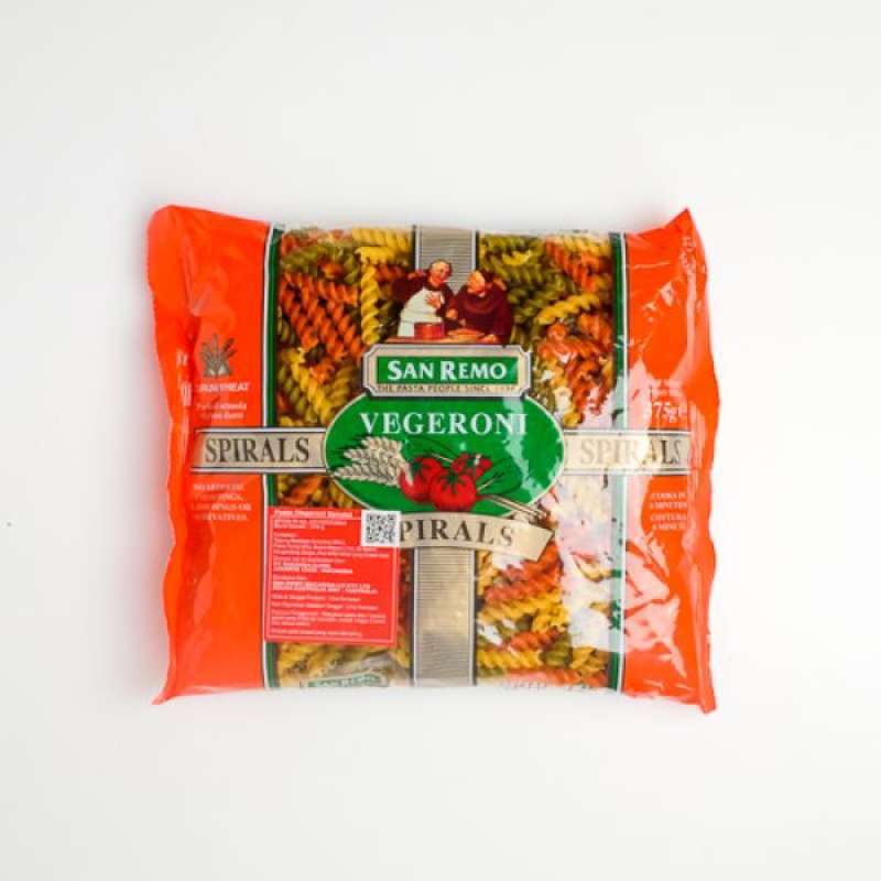 Pekanbaru San Remo Vegeroni Spirals Tri 375Gr Box