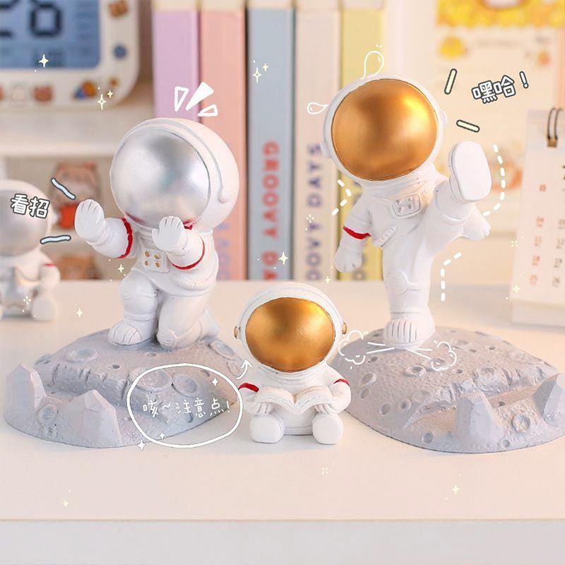 Phone Holder Penyangga Penahan Handphone Tab Astronot Lucu Stand HP Bentuk Lucu Unik Luar Angkasa Dekorasi Kamar Cute Stationary Kit Berkualitas