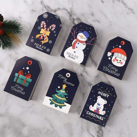 Pekanbaru Christmas Hang Tag / Tag Natal Berbagai Motif Per Pack