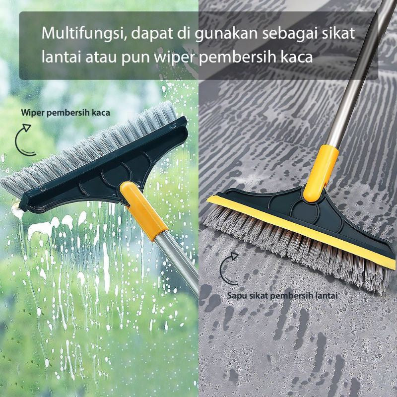Sikat Lantai Wiper Pembersih Lantai Dinding Kamar Mandi Gagang Panjang / sikat Pembersih Toilet