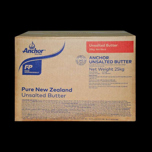 Pekanbaru Anchor Unsalted Butter / Mentega Tawar Repack 1Kg&500Gr (Instan Only)