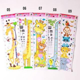 Wallpaper Pengukur Tinggi Badan Anak Stiker Pengukur badan
