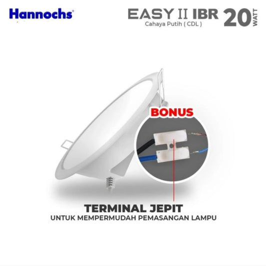 Pekanbaru Lampu Led Downlight / Lampu Ceiling Plafon Hannochs Easy Cool Daylight Ibr 3W/5W/7W/9W/12W/15W/20W