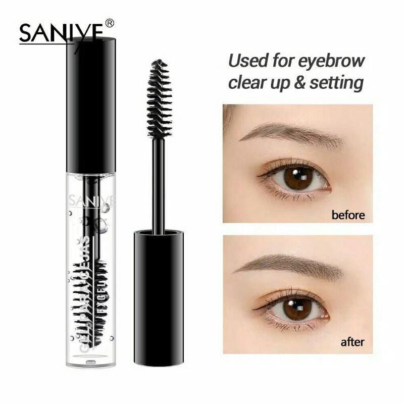 Pekanbaru Saniye Eyebrow Or Mascara Gel Liquid Alis Cair Fixer Tahan Lama Transparent