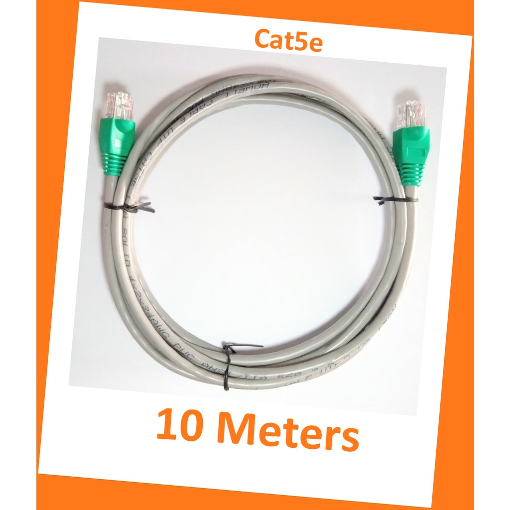Pekanbaru Kabel Lan/ Utp 10M Cat5E - Straight (Siap Pakai)