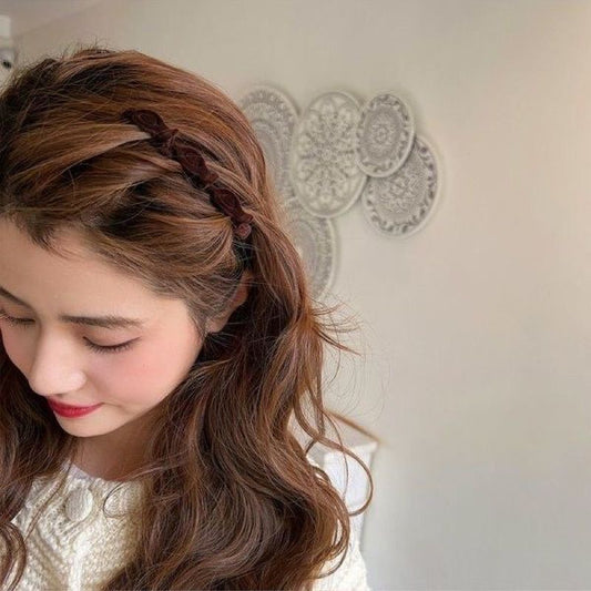 Pekanbaru Jepit Rambut Kepang Ala Korea / Jepit Poni Kepang / Jepit Rambut Poni