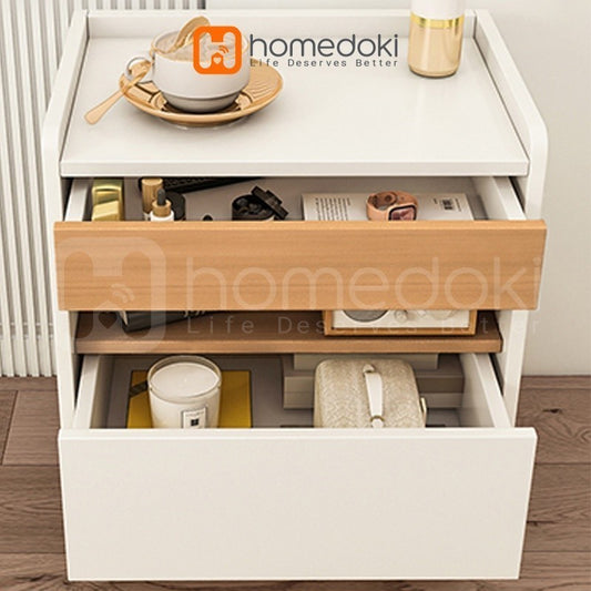 Pekanbaru Homedoki Meja Nakas/Meja Nakas Kecil/Meja Sudut/Nakas Minimalis/Meja Samping Tempat Tidur