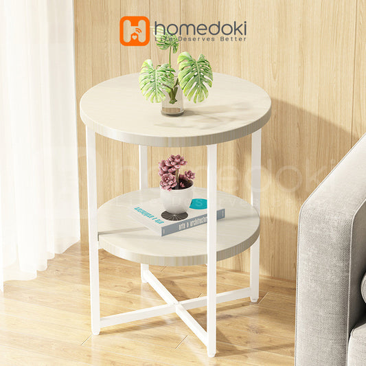 Pekanbaru Homedoki Meja Tamu/Meja Kopi/Meja Sudut/Meja Cafe/Coffe Table/Meja Minimalis/Meja Teras