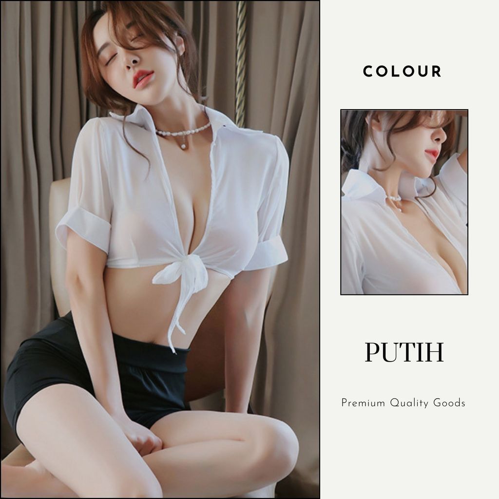 Pekanbaru Lingerie Cosplay Set D-130 Wanita Sekretaris