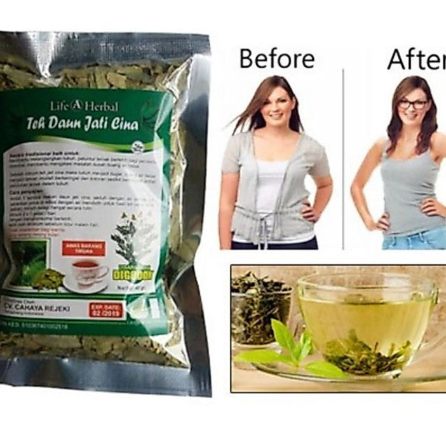 Pekanbaru Teh Daun Jati Cina Curah Kencono Sari | Teh Diet Jati Cina// Sliming Leaf 40Gr
