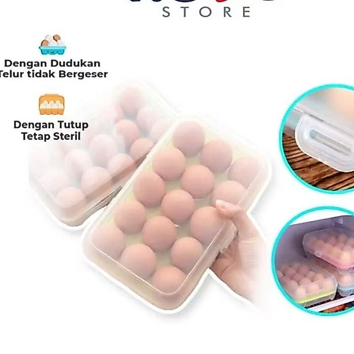 Pekanbaru Kotak Telur Egg Box / Tempat Penyimpanan Telur / Box Telor 15 Lubang
