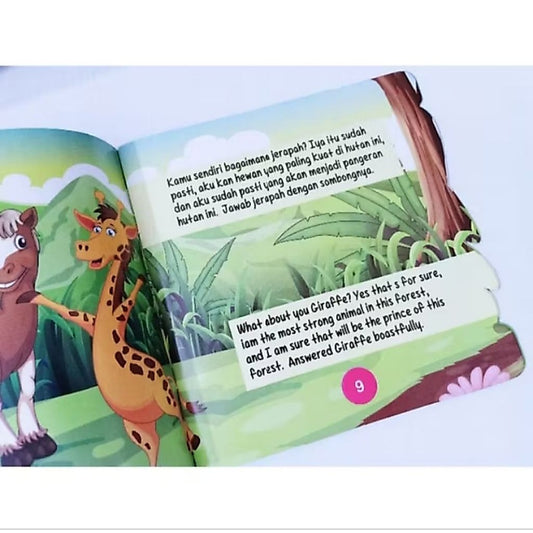 Pekanbaru Buku cerita Dongeng Dunia Binatang / Dongeng 2 Bahasa / Buku Dongeng Bergambar
