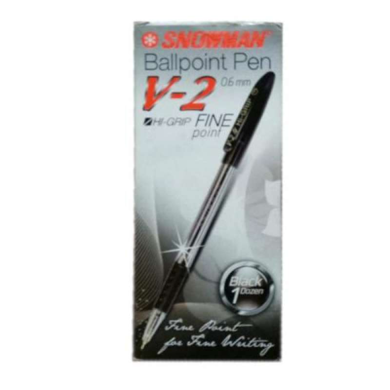 Pekanbaru Snowman Pen V2 3S Black