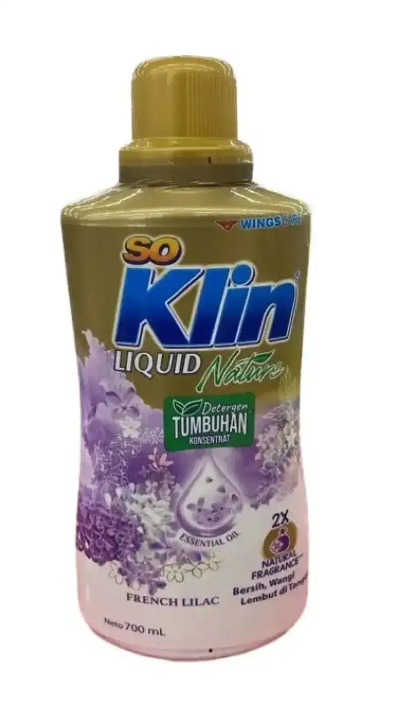 Pekanbaru SOKLIN LIQUID DETERGENT FRENCH LILAC 700 ML BOTOL
