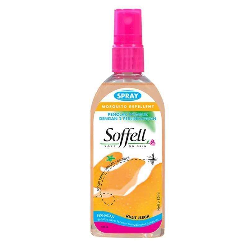 Pekanbaru Soffell Cair Spray Kulit Jeruk 80Ml Btl