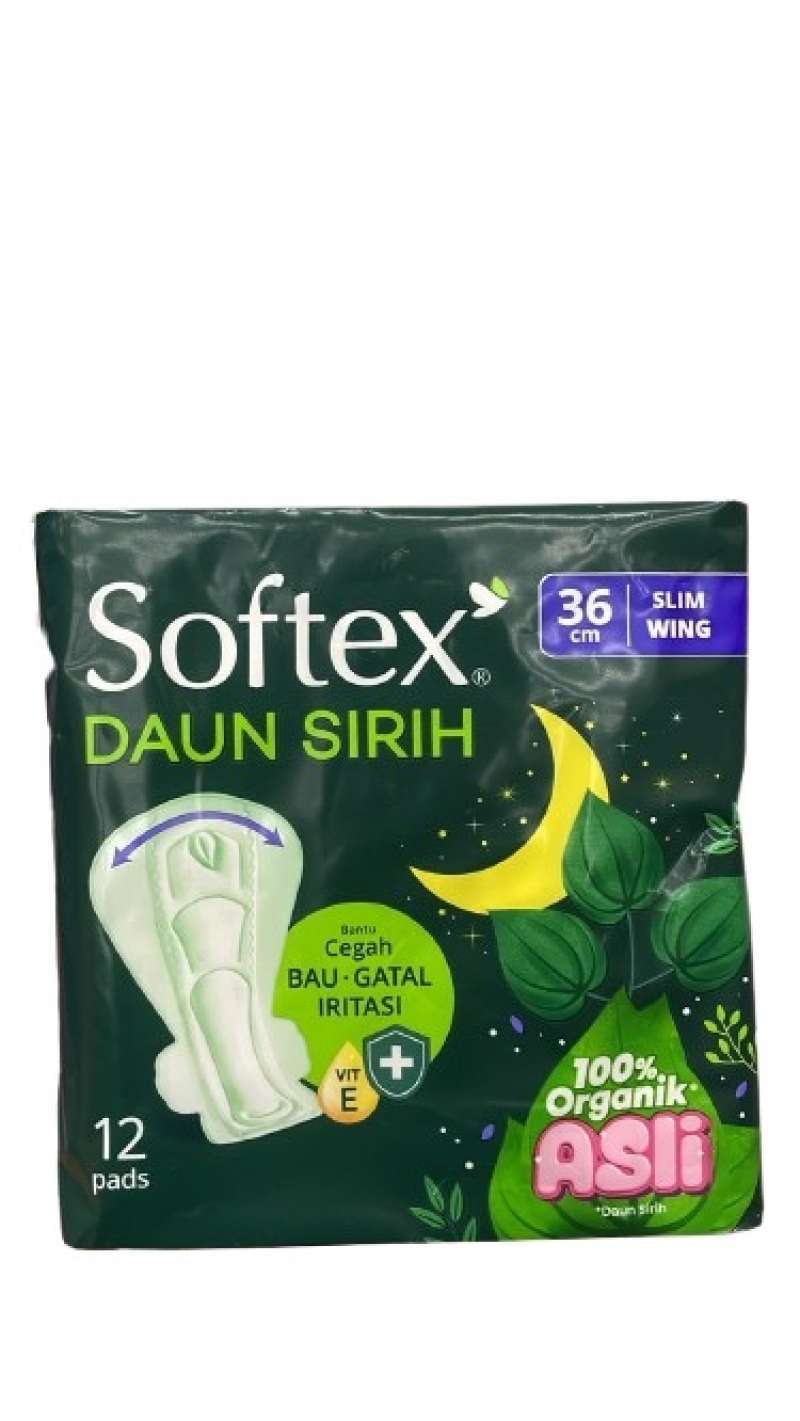 Pekanbaru SOFTEX DAUN SIRIH SLIM EXTRA 36CM 12'S