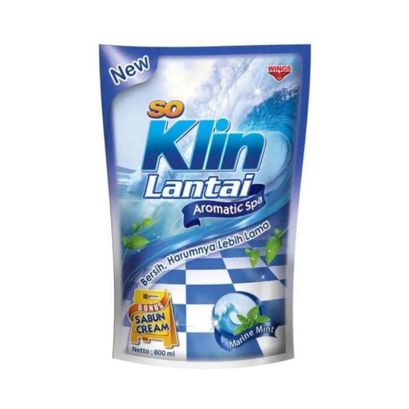 Pekanbaru Soklin pembersih lantai biru 800ml pch