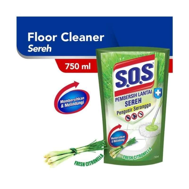 Pekanbaru S o s pembersih lantai sereh 750ml pch