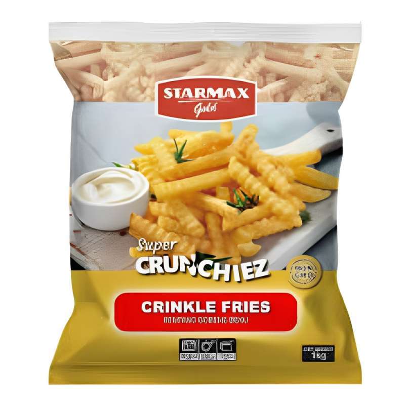 Pekanbaru Starmax Gold Crinkle Cut French Fries 1Kg