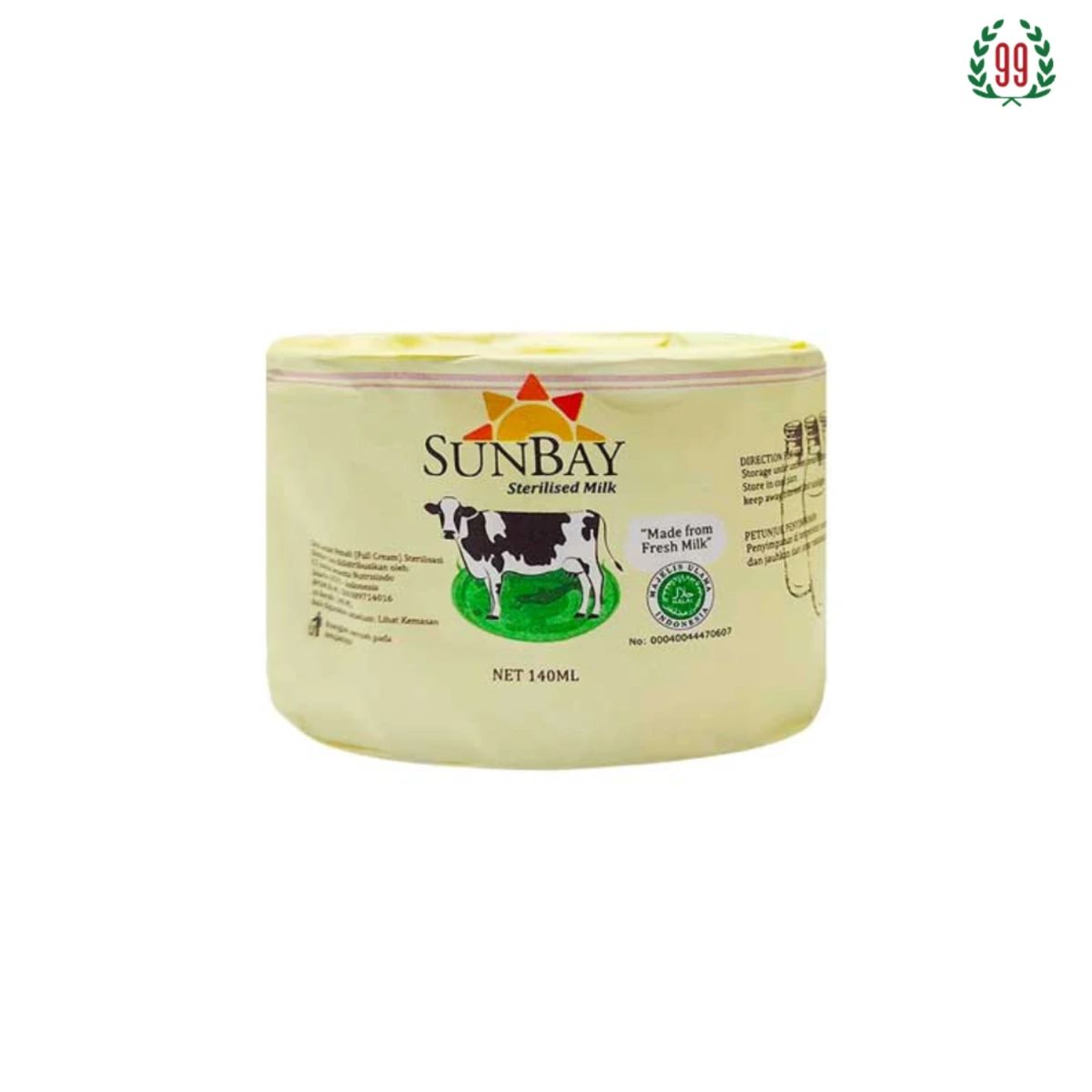 Pekanbaru Sunbay Sterilised Milk 140Ml