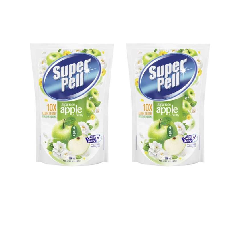 Pekanbaru SUPER PELL CLEAN JAPANESE APPLE&PEONY BANDED 2X760ML
