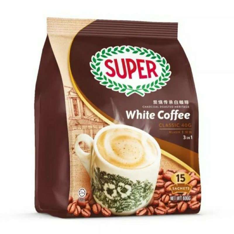 Pekanbaru Super Charcoal White Coffee Clssc 15X40G