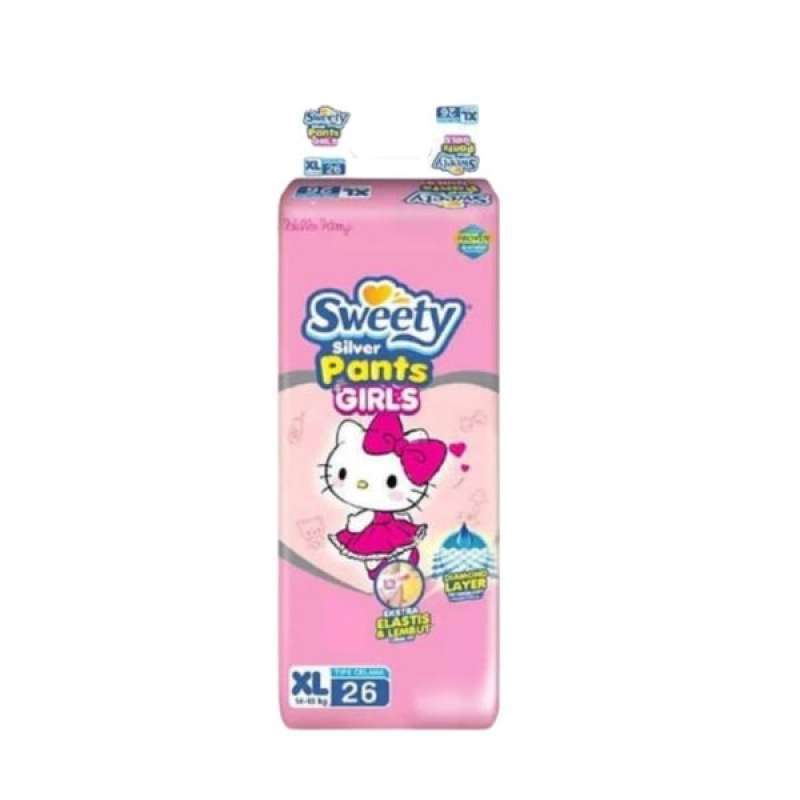 Pekanbaru Sweety Silver Pants Girls Xl 26S