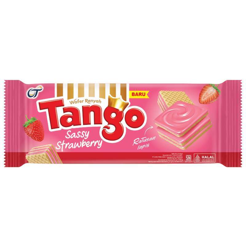 Pekanbaru Tango Wafer Sassy Strawberry 100 Gr
