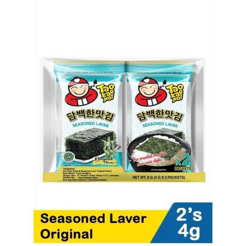 Pekanbaru Tao Kae Noi Seasoned Laver Original 2X4G