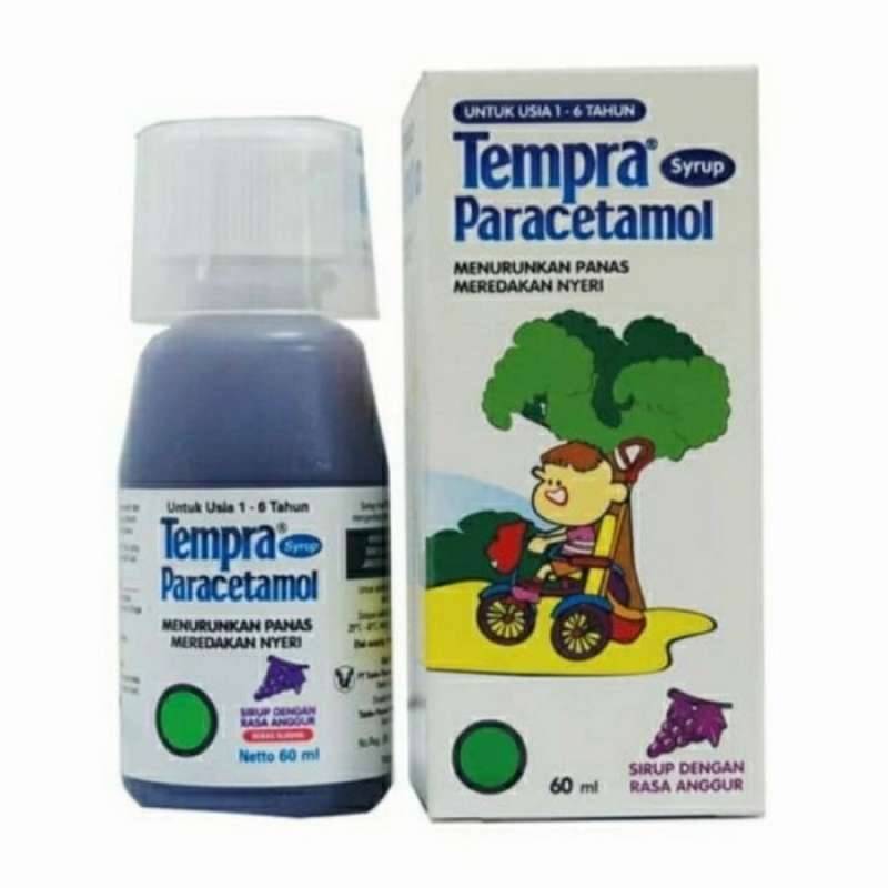 Pekanbaru Tempra Syrup Turun Panas Anggur 60Ml Dot
