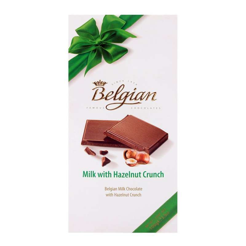Pekanbaru Belgian Milk Choc Wth Hzlnt Crunch 100Gr