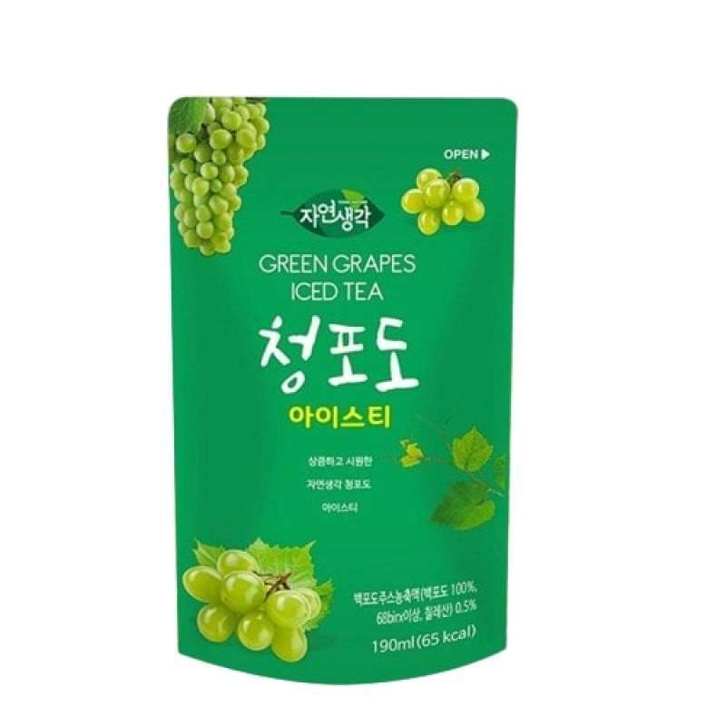 Pekanbaru Think Nature Green Grape Iced Tea 190Ml