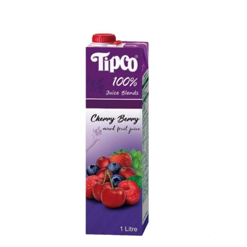 Pekanbaru Tipco 100% Cherry Berry Grape Juice 1 L