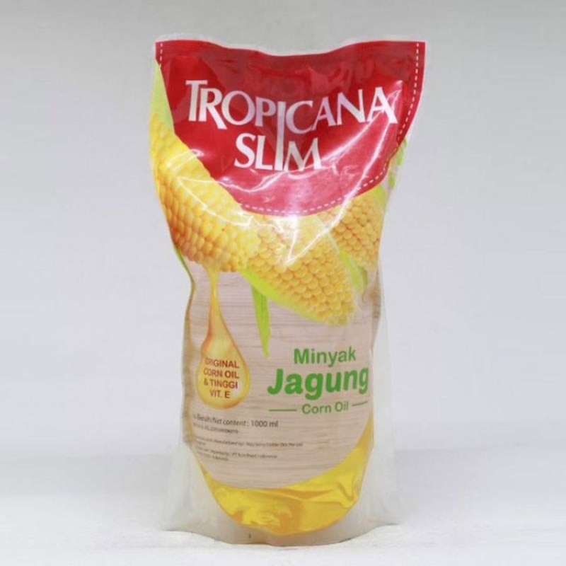 Pekanbaru Tropicana Slim Corn Oil 1Lt Pouch