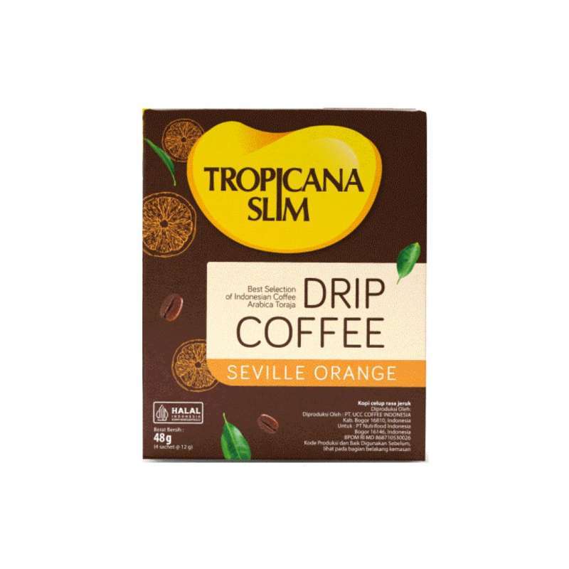 Pekanbaru Tropicana Slim Drip Coffee Seville Orange 48G