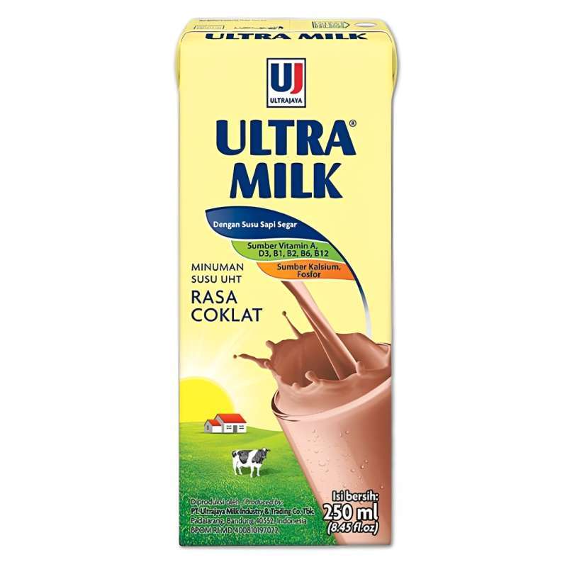 Pekanbaru Susu Ultra Milk Slim Chocolate 250Ml Tta