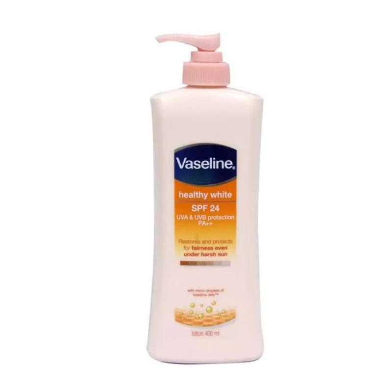 Pekanbaru Vaseline Healthy Wht Spf24 Uva&Uvb 400Ml